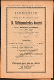 Furtwangler, Wilhelm - Lot of 9 Programs Berlin Philharmonic 1923-1924