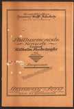 Furtwangler, Wilhelm - Lot of 9 Programs Berlin Philharmonic 1923-1924