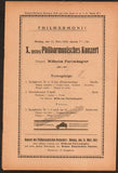 Furtwangler, Wilhelm - Lot of 9 Programs Berlin Philharmonic 1923-1924