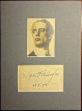 Furtwangler, Wilhelm - Signature & Photo 1942