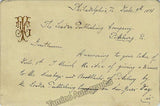 Gadski, Johanna - Autograph Note Signed 1898