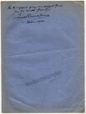 Gaines, Samuel Richards - Signed Score 1944