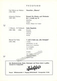 Gelber, Bruno Leonard - Fruhbeck de Burgos, Rafael - Signed Program Kassel, Germany 1966