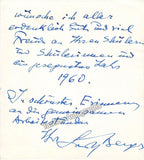 German Composers & Others - Set of Letters to Soprano Irma Beilke