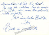 German Composers & Others - Set of Letters to Soprano Irma Beilke