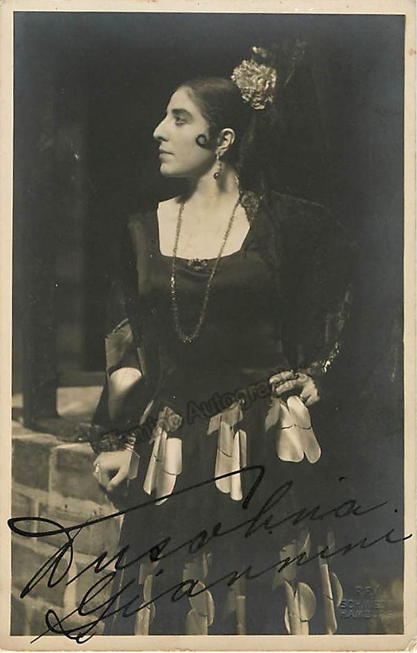 Dusolina Giannini Autographs Tamino Autographs