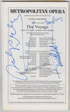 Glass, Philipp and Others - "The Voyage" Signed World Premiere Program 1992