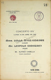 Godowsky, Leopold - Lot of 3 Programs Sociedad Filarmonica Madrid 1905