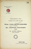 Godowsky, Leopold - Lot of 3 Programs Sociedad Filarmonica Madrid 1905