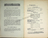Godowsky, Leopold - Lot of 3 Programs Sociedad Filarmonica Madrid 1905