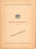 Goldberg, Szymon - Concert Program Amsterdam 1949