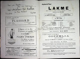 Grand Theatre de Lyon - Lot of 29 Opera Programs 1918-1948
