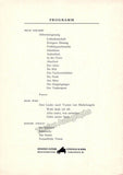Greindl, Josef - Signed Program Berlin 1970