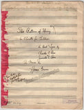 Grunn, Homer - Autograph Manuscripts Lot