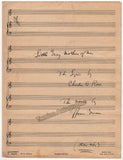 Grunn, Homer - Autograph Manuscripts Lot