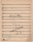 Grunn, Homer - Autograph Manuscripts Lot
