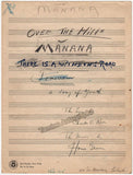 Grunn, Homer - Autograph Manuscripts Lot