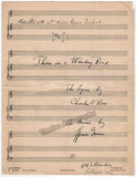 Grunn, Homer - Autograph Manuscripts Lot