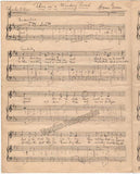 Grunn, Homer - Autograph Manuscripts Lot