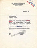 Hanson, Howard - Signed Photo & Typed Letter Signed 1943