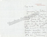 Henschel, Georg - Autograph Letter Signed 1887 + Music Quote Signed 1885