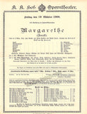 Hof-Operntheater - Lot of 19 Vintage Playbills 1900