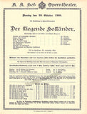 Hof-Operntheater - Lot of 19 Vintage Playbills 1900