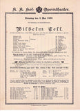 Imperial & Royal Court Opera, Vienna - 10 Playbill Lot 1899