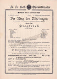 Imperial & Royal Court Opera, Vienna - 12 Playbill Lot 1913-1916
