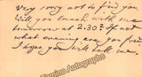 Joachim, Joseph - Autograph Letter Signed and Card
