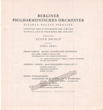 Jochum, Eugen - Lot of 8 Programs 1933-1954