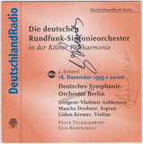 Kancheli, Giya - Kremer, Gidon & Others - Signed Program Berlin 1995