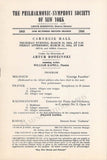 Kapell, William - Concert Program Carnegie Hall 1944