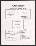Karajan, Herbert von - Concert Program Paris 1960
