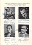 Karajan, Herbert von - Krips, Josef - Fricsay, Ferenc & Others - Signed Magazine 1948