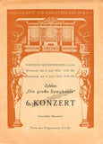 Karajan, Herbert von - Lot of 10 Programs Gesellschaft der Musikfreunde 1952-1953