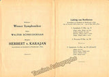 Karajan, Herbert von - Lot of 10 Programs Gesellschaft der Musikfreunde 1952-1953