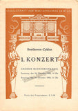 Karajan, Herbert von - Lot of 10 Programs Gesellschaft der Musikfreunde 1952-1953