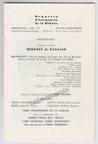 Karajan, Herbert von - Signed Program Havana 1949
