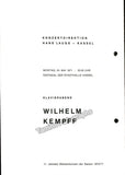 Kempff, Wilhelm - Lot of 7 Programs 1956-1979