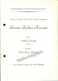 Kempff, Wilhelm - Lot of 7 Programs 1956-1979