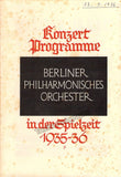 Kittel, Bruno - Concert Programs Berlin 1936-1942
