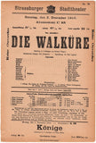 Klemperer, Otto - 3 Playbills Strassburg 1916-17