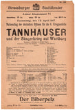 Klemperer, Otto - 3 Playbills Strassburg 1916-17