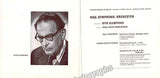 Klemperer, Otto - Program Lot 1954-1962