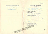 Klemperer, Otto - Program Lot 1954-1962
