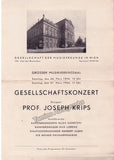 Krips, Josef - Lot of 8 Programs 1927-1946