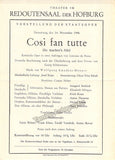 Krips, Josef - Program Lot Vienna Opera 1945-1946