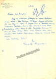 Kupper, Annelies - Autograph Letter Lot