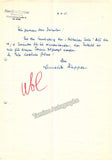 Kupper, Annelies - Autograph Letter Lot